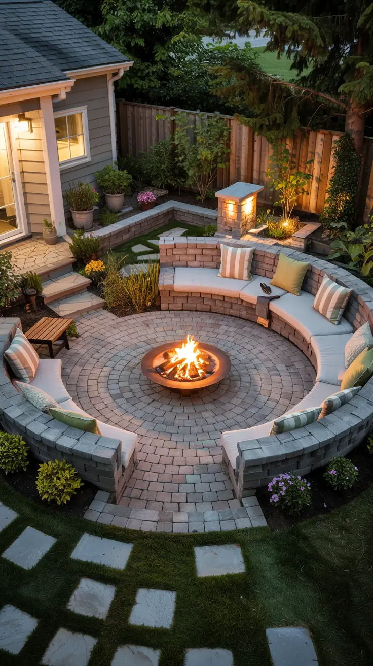 Patio with Fire Pit 2026: Modern Backyard Design Ideas with Pergola, Pool & Dining Area