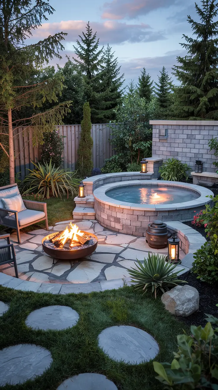 Patio with Fire Pit 2026: Modern Backyard Design Ideas with Pergola, Pool & Dining Area