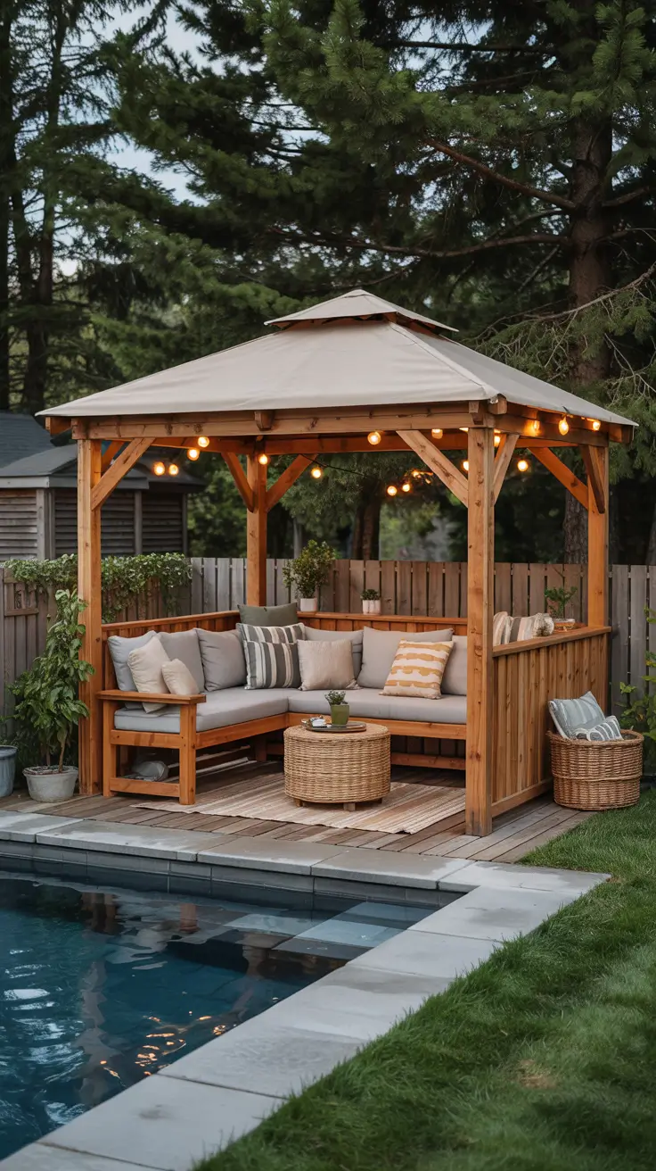 Pool Gazebo Ideas 2026: Stylish Cabanas, Pergolas & Backyard Bar Designs