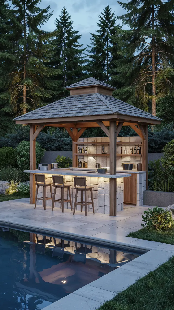 Pool Gazebo Ideas 2026: Stylish Cabanas, Pergolas & Backyard Bar Designs