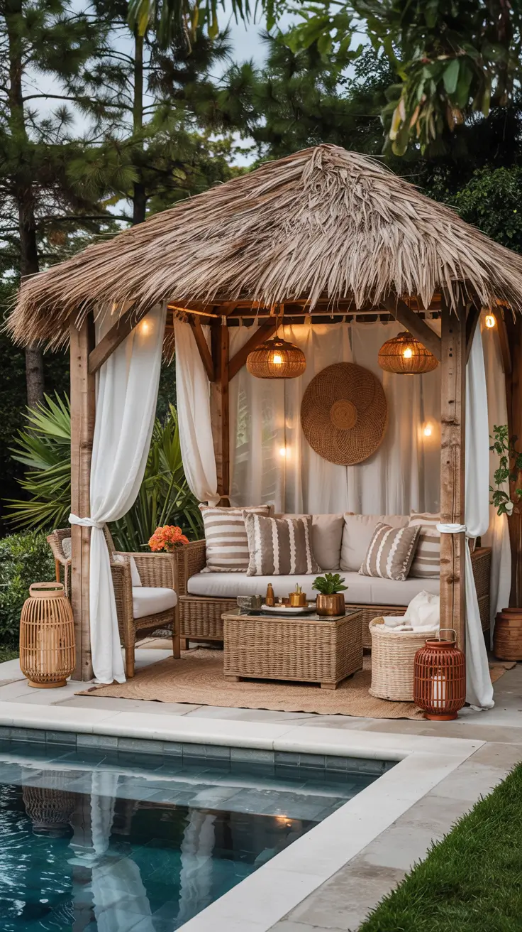 Pool Gazebo Ideas 2026: Stylish Cabanas, Pergolas & Backyard Bar Designs