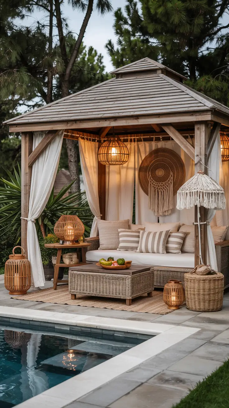Pool Gazebo Ideas 2026: Stylish Cabanas, Pergolas & Backyard Bar Designs