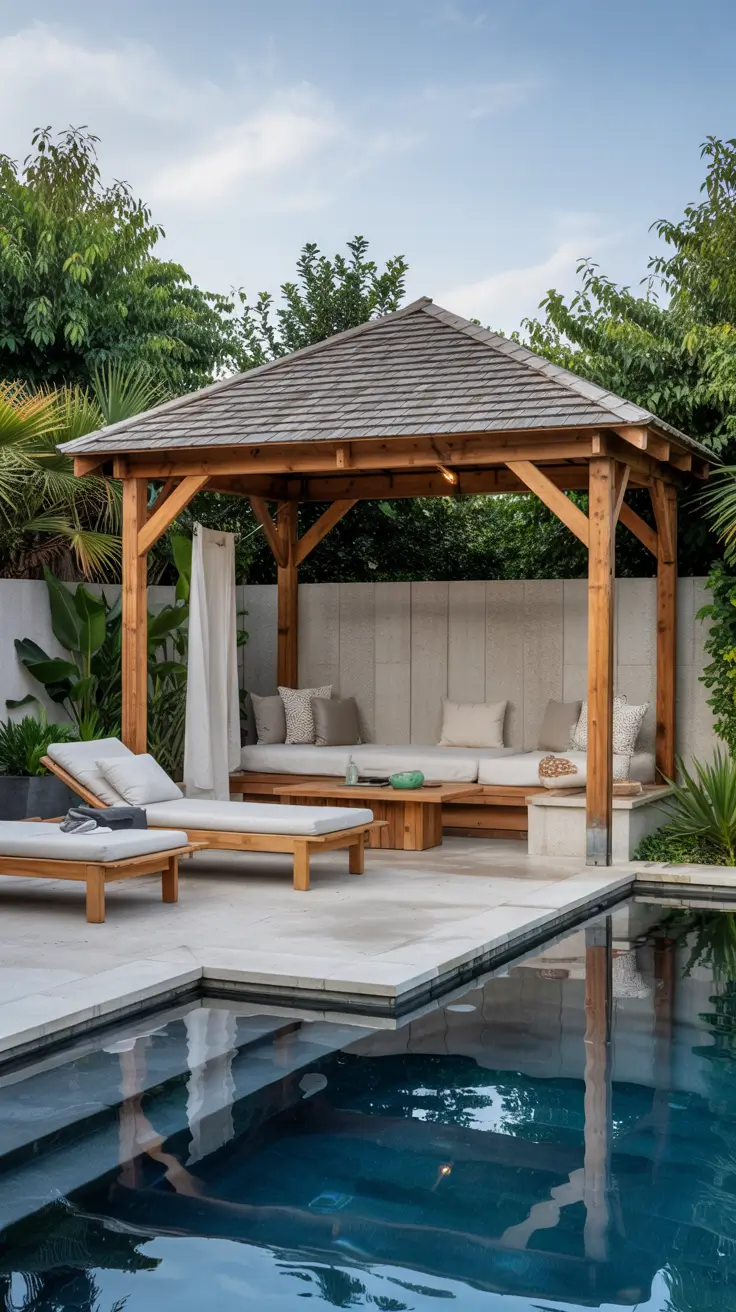 Pool Gazebo Ideas 2026: Stylish Cabanas, Pergolas & Backyard Bar Designs