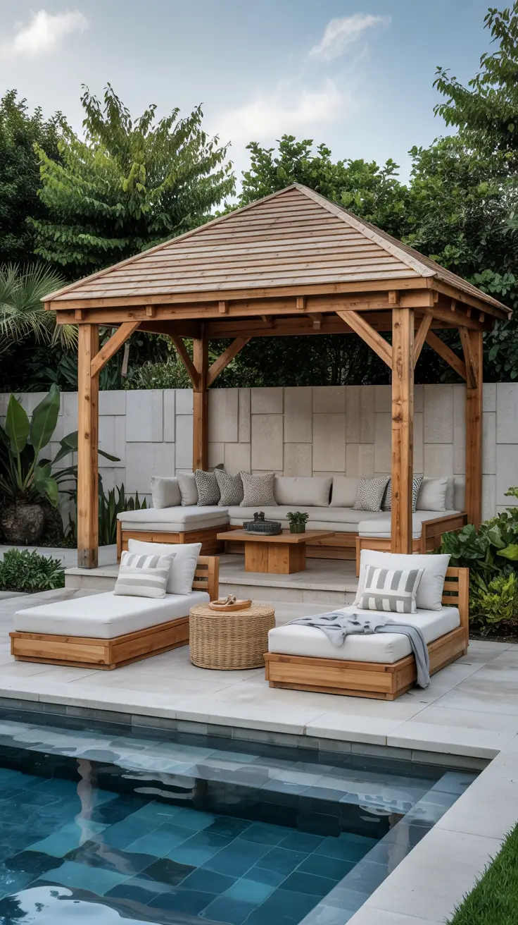 Pool Gazebo Ideas 2026: Stylish Cabanas, Pergolas & Backyard Bar Designs