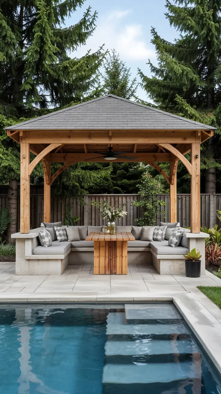 Pool Gazebo Ideas 2026: Stylish Cabanas, Pergolas & Backyard Bar Designs