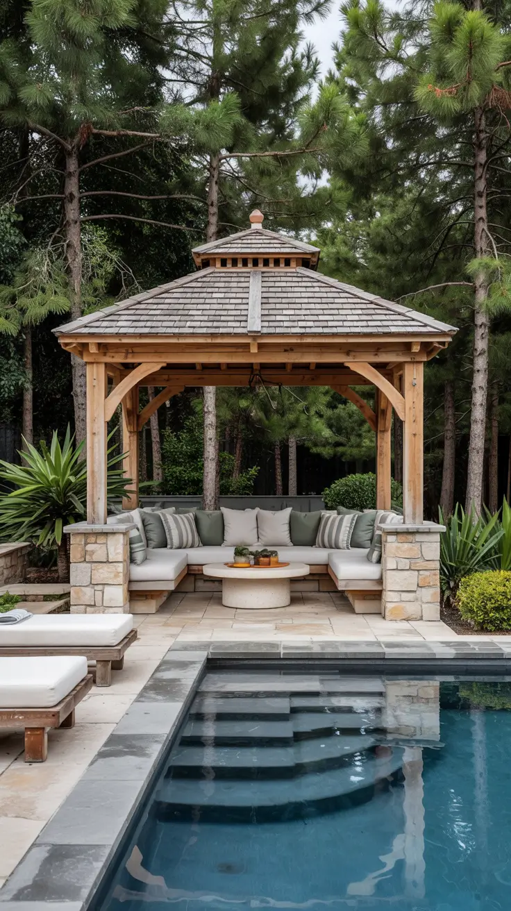Pool Gazebo Ideas 2026: Stylish Cabanas, Pergolas & Backyard Bar Designs