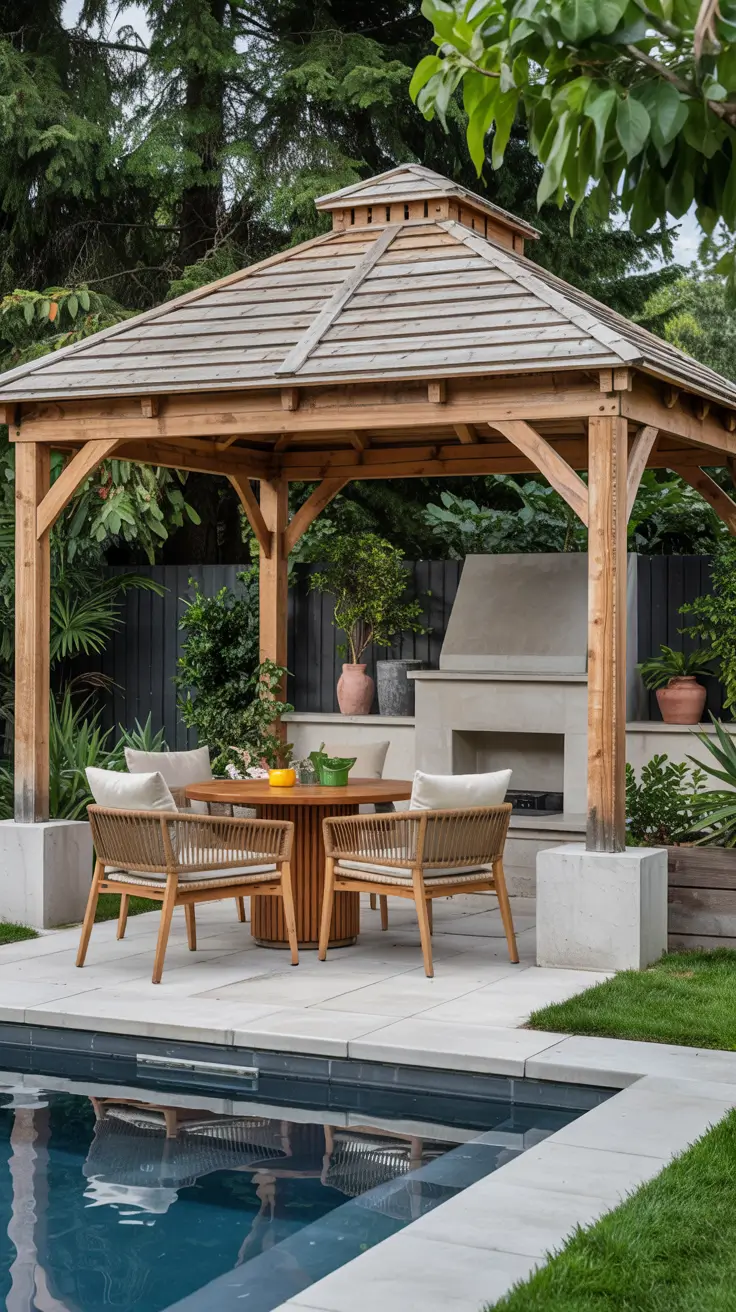Pool Gazebo Ideas 2026: Stylish Cabanas, Pergolas & Backyard Bar Designs