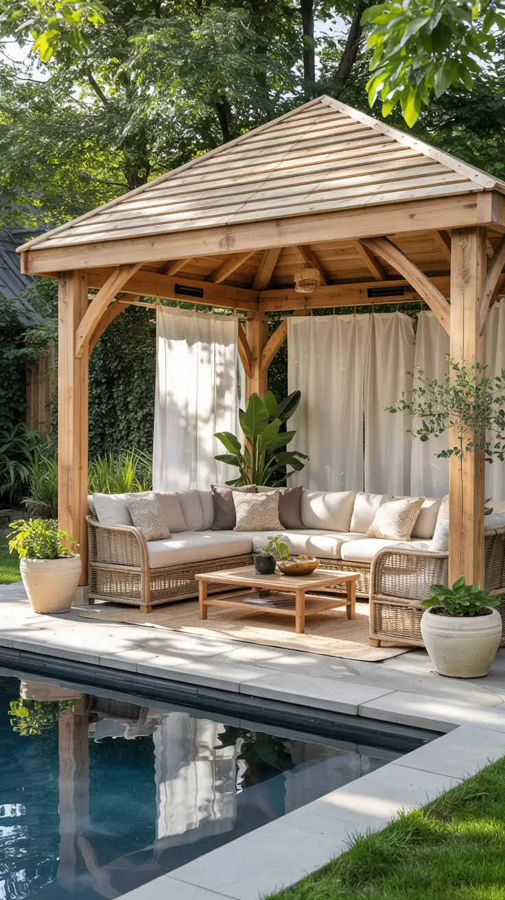 Pool Gazebo Ideas 2026: Stylish Cabanas, Pergolas & Backyard Bar Designs