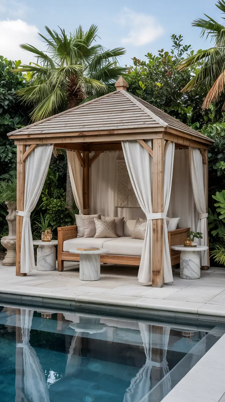 Pool Gazebo Ideas 2026: Stylish Cabanas, Pergolas & Backyard Bar Designs