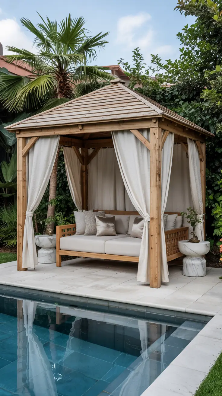 Pool Gazebo Ideas 2026: Stylish Cabanas, Pergolas & Backyard Bar Designs