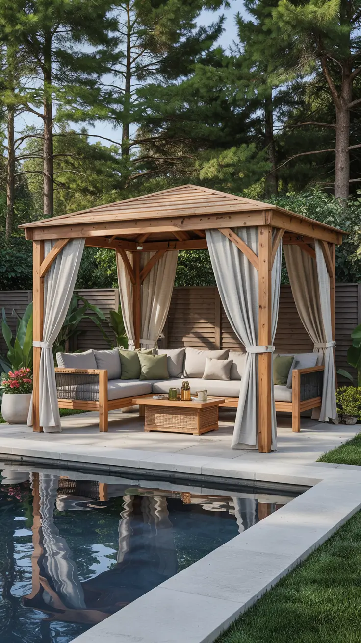 Pool Gazebo Ideas 2026: Stylish Cabanas, Pergolas & Backyard Bar Designs