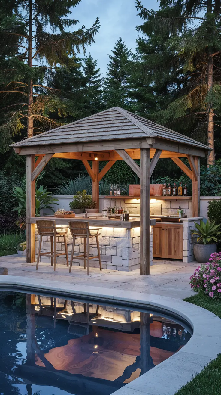 Pool Gazebo Ideas 2026: Stylish Cabanas, Pergolas & Backyard Bar Designs