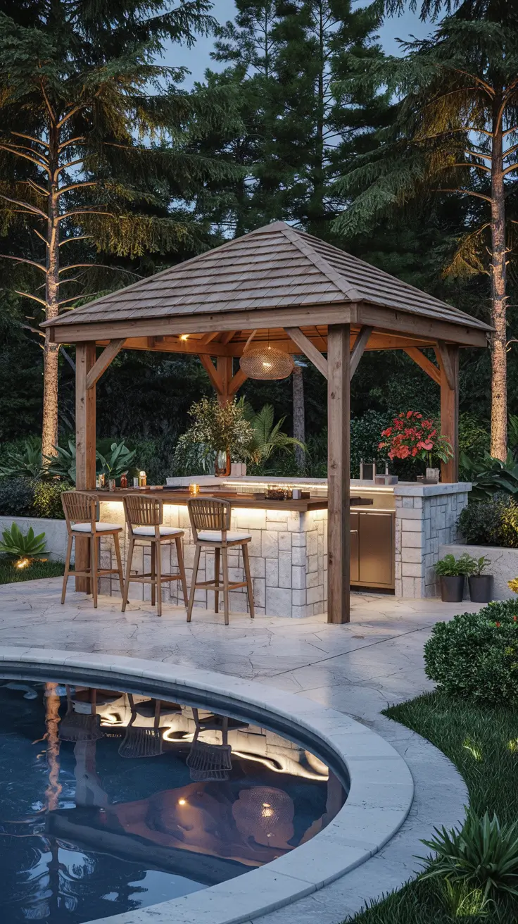 Pool Gazebo Ideas 2026: Stylish Cabanas, Pergolas & Backyard Bar Designs