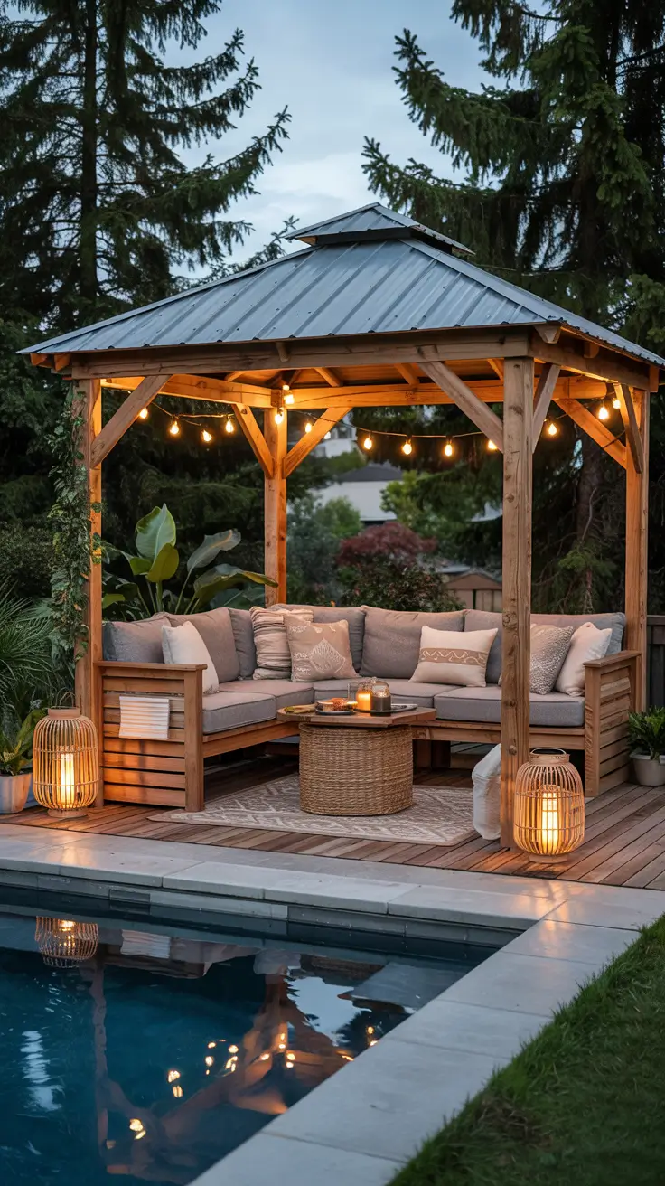 Pool Gazebo Ideas 2026: Stylish Cabanas, Pergolas & Backyard Bar Designs
