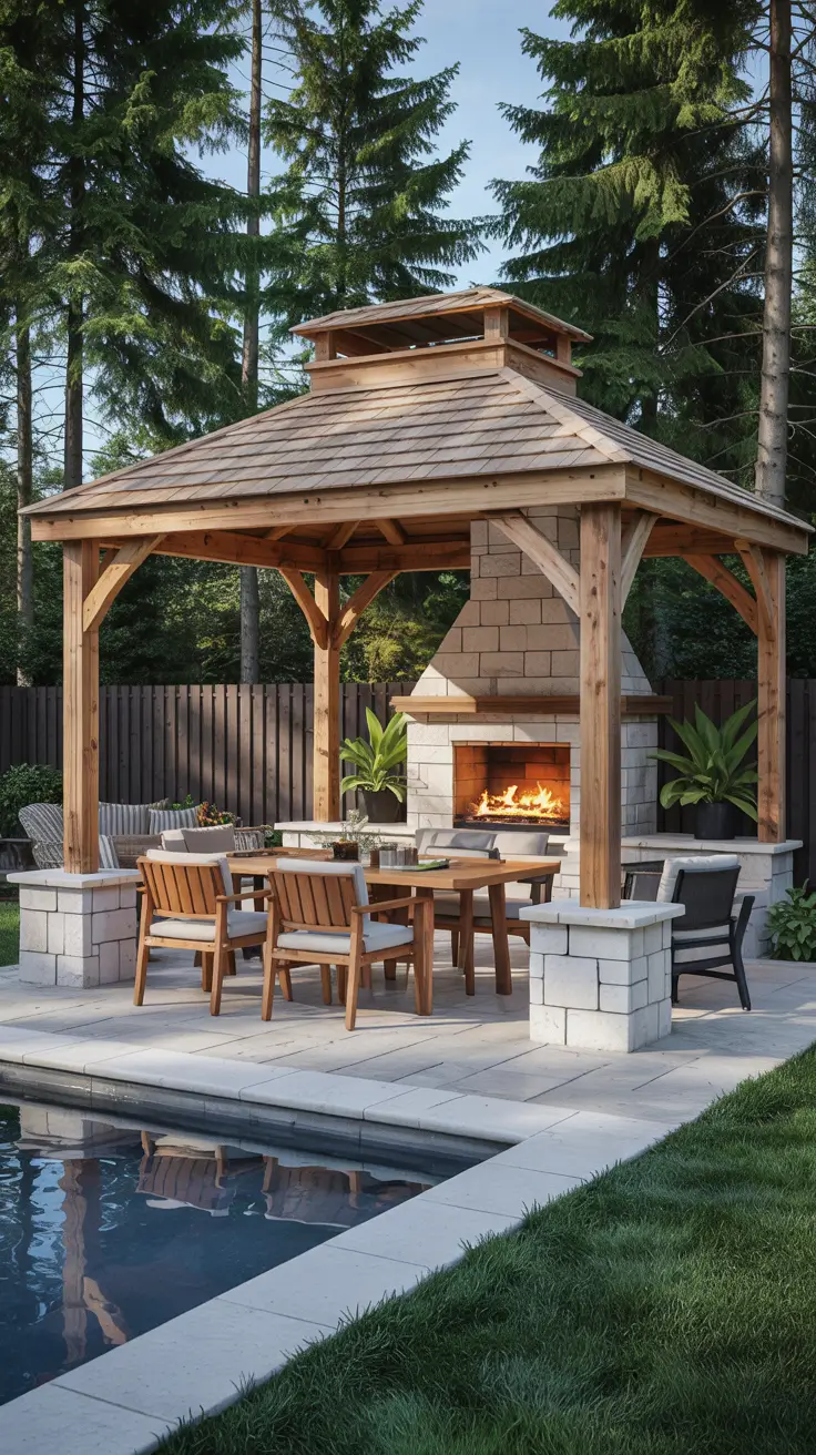 Pool Gazebo Ideas 2026: Stylish Cabanas, Pergolas & Backyard Bar Designs