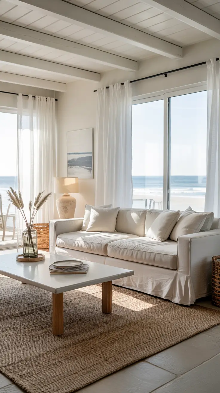Coastal Living Room Ideas Summer 2026 - Fresh Interior Design & Decor Trends