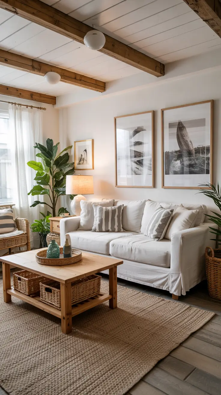 Coastal Living Room Ideas Summer 2026 - Fresh Interior Design & Decor Trends