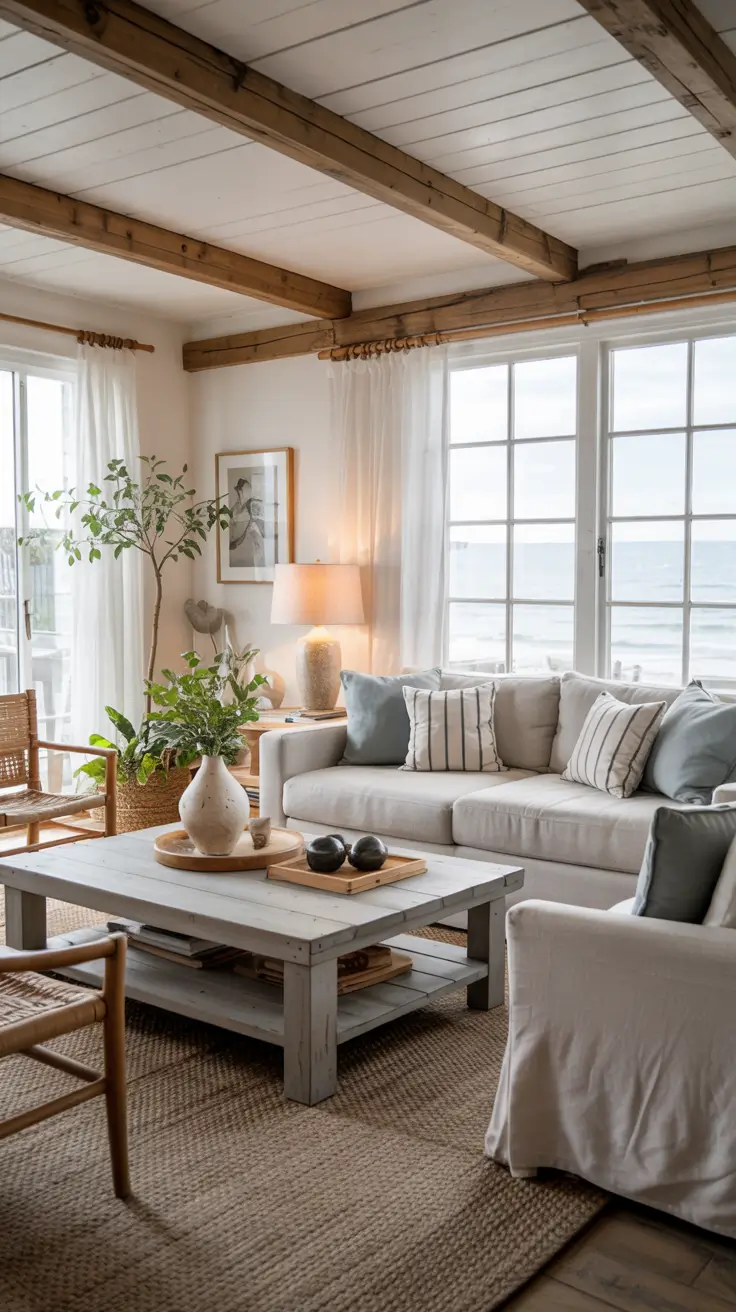 Coastal Living Room Ideas Summer 2026 - Fresh Interior Design & Decor Trends