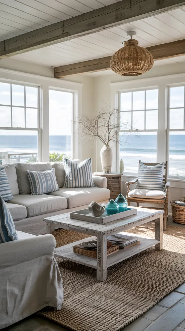 Coastal Living Room Ideas Summer 2026 - Fresh Interior Design & Decor Trends