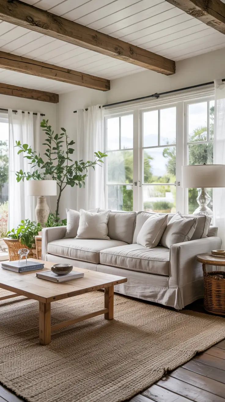 Coastal Living Room Ideas Summer 2026 - Fresh Interior Design & Decor Trends