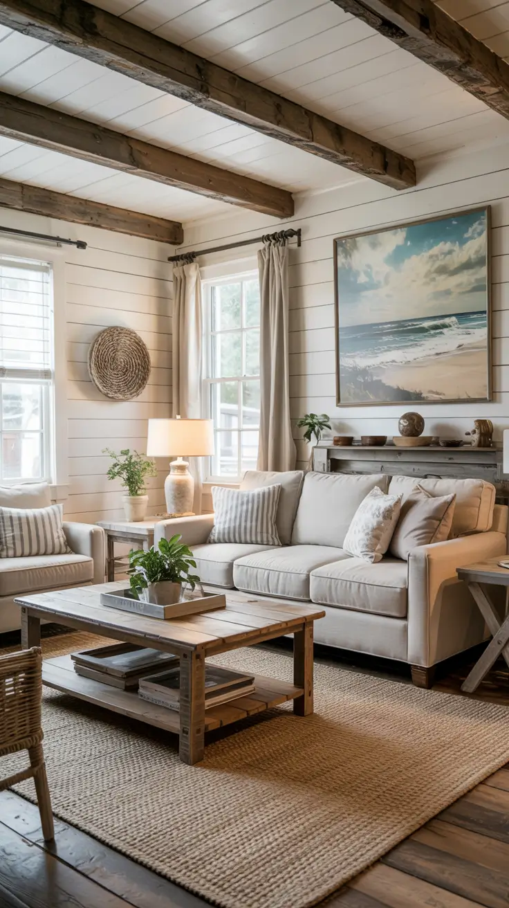 Coastal Living Room Ideas Summer 2026 - Fresh Interior Design & Decor Trends