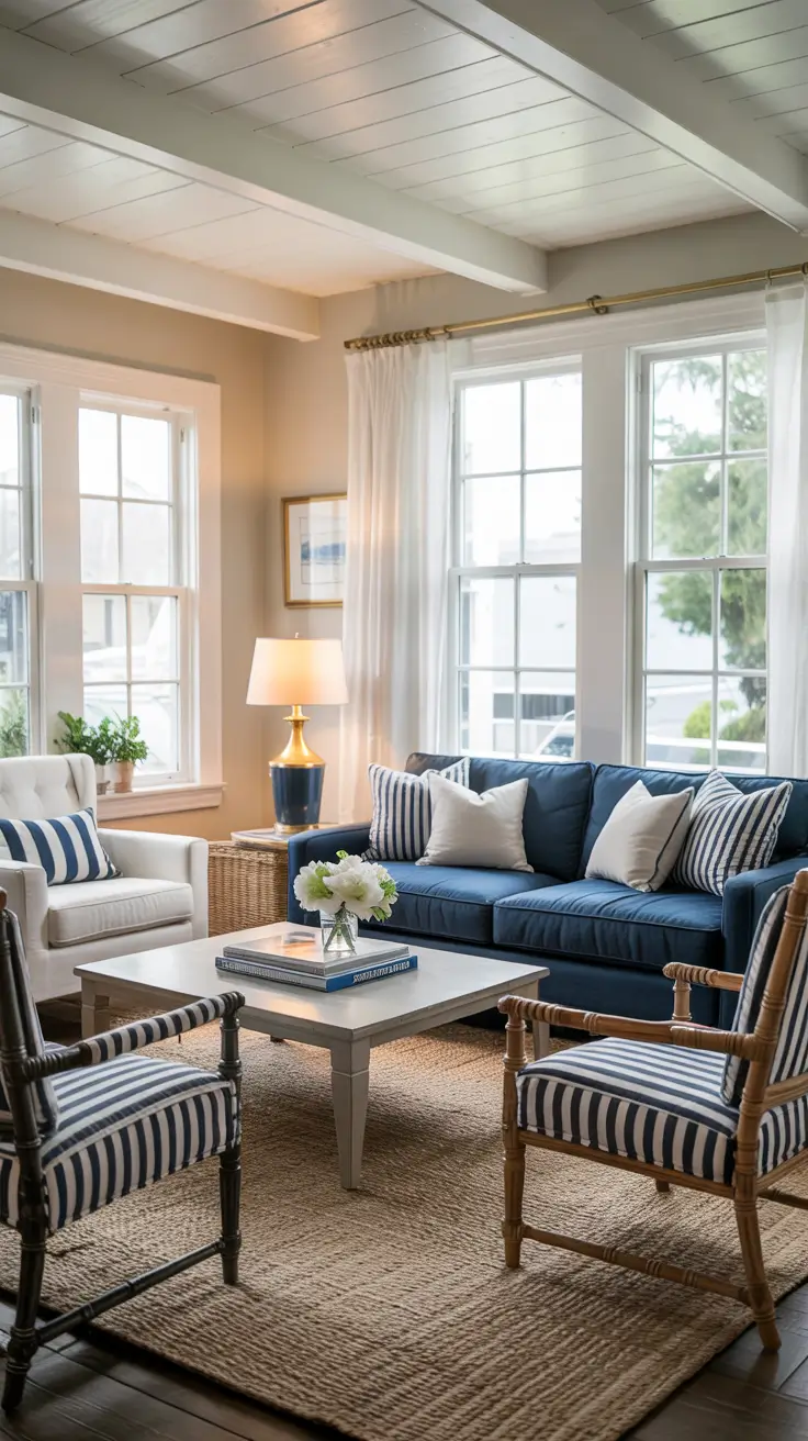 Coastal Living Room Ideas Summer 2026 - Fresh Interior Design & Decor Trends