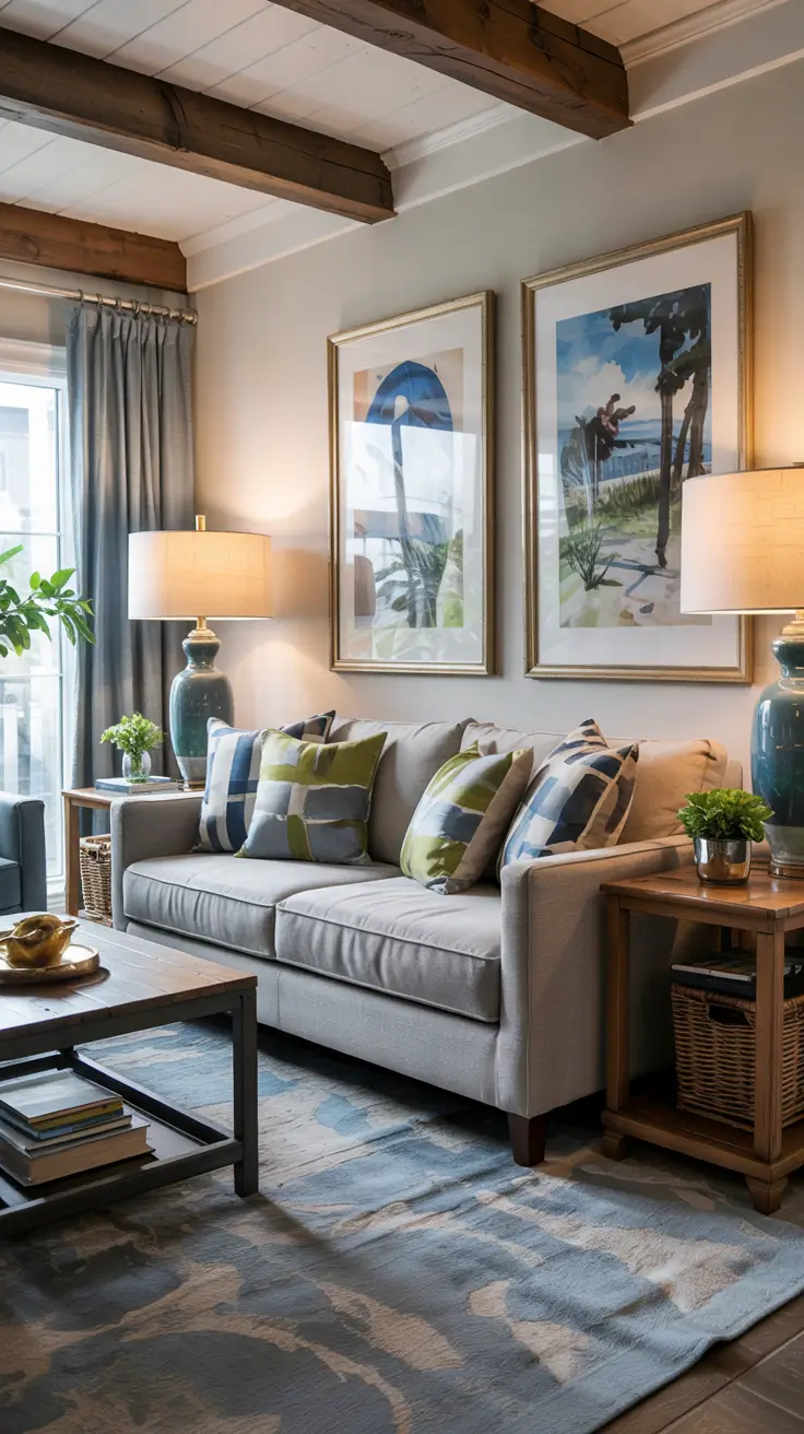 Coastal Living Room Ideas Summer 2026 - Fresh Interior Design & Decor Trends