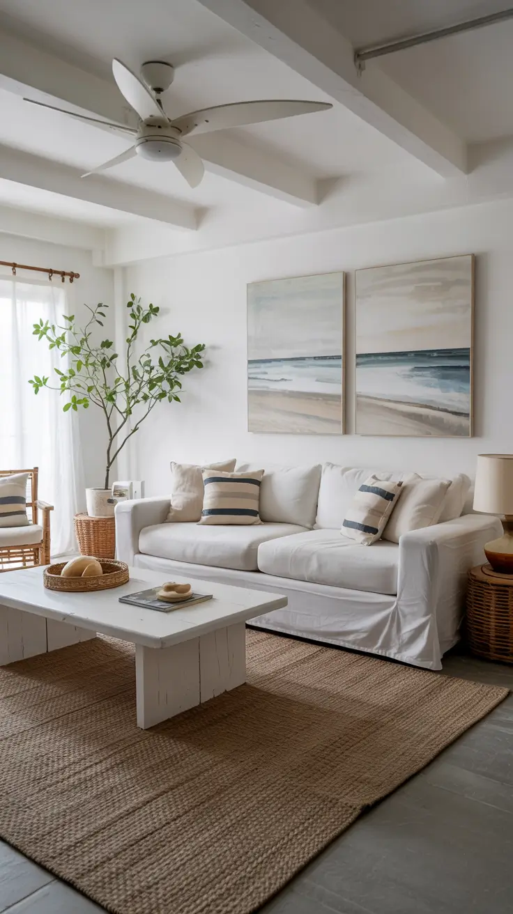 Coastal Living Room Ideas Summer 2026 - Fresh Interior Design & Decor Trends