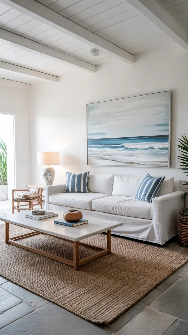 Coastal Living Room Ideas Summer 2026 - Fresh Interior Design & Decor Trends