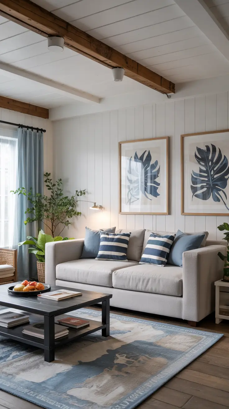 Coastal Living Room Ideas Summer 2026 - Fresh Interior Design & Decor Trends