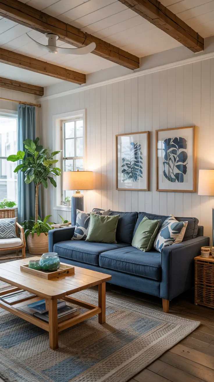 Coastal Living Room Ideas Summer 2026 - Fresh Interior Design & Decor Trends