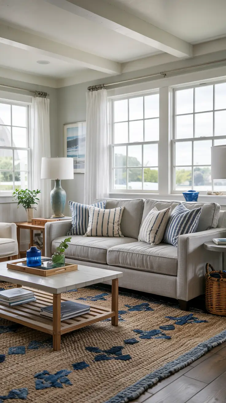 Coastal Living Room Ideas Summer 2026 - Fresh Interior Design & Decor Trends