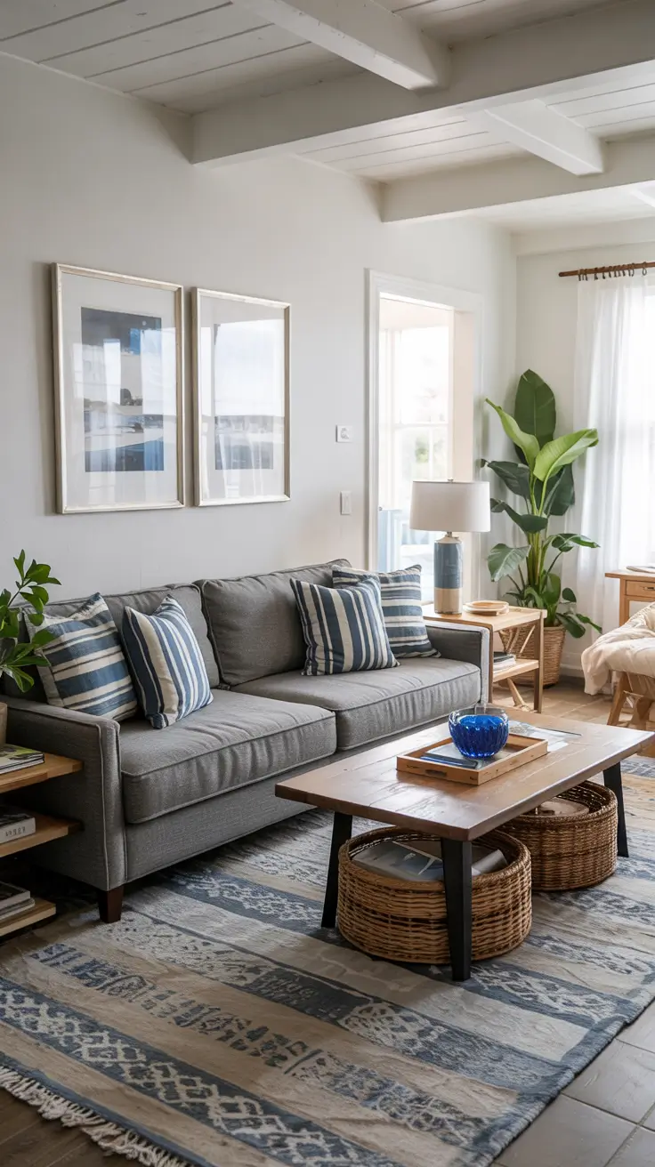 Coastal Living Room Ideas Summer 2026 - Fresh Interior Design & Decor Trends