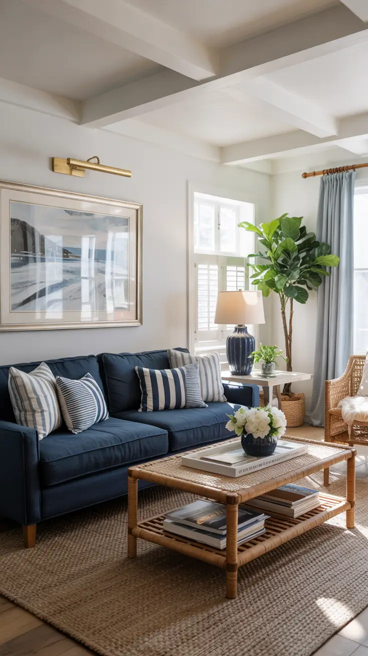 Coastal Living Room Ideas Summer 2026 - Fresh Interior Design & Decor Trends