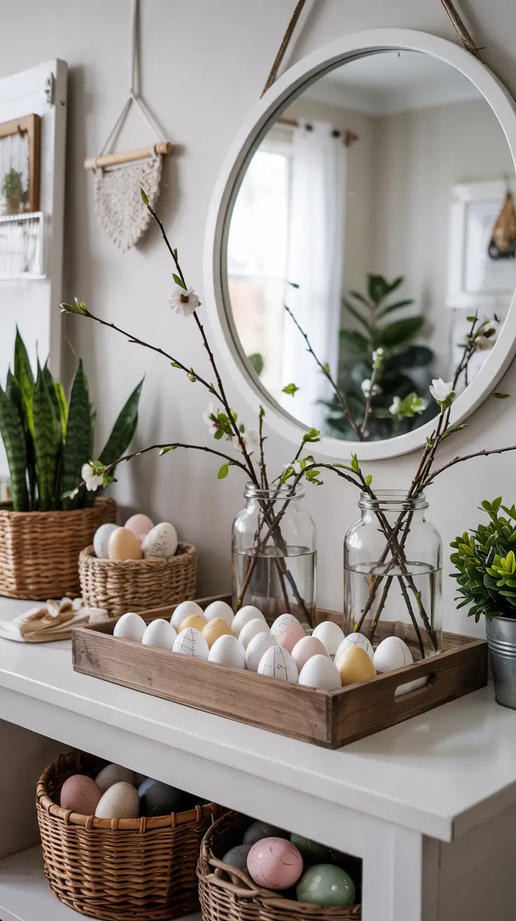 Easter Entryway Decor Ideas 2026: Spring, Farmhouse & DIY Table Styling