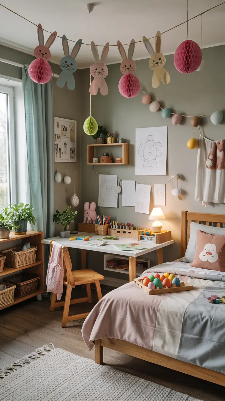 Easter Kids’ Room Decor Ideas 2026: Cute DIY, Aesthetic & Handmade Room Inspiration