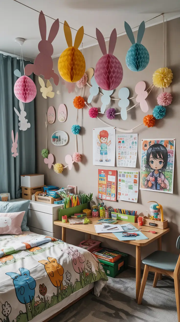 Easter Kids’ Room Decor Ideas 2026: Cute DIY, Aesthetic & Handmade Room Inspiration