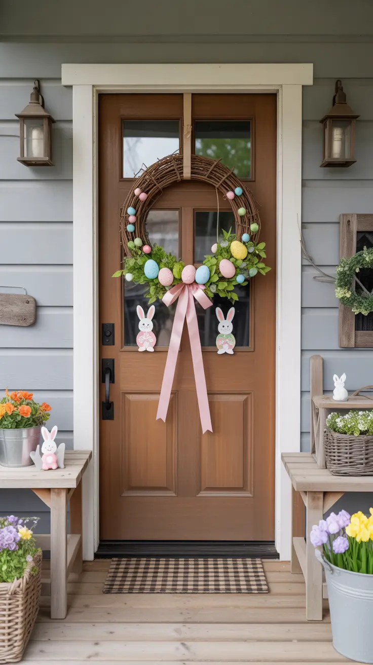 Easter Wreath Ideas 2026: DIY, Rustic, Bunny & Elegant Front Door Designs