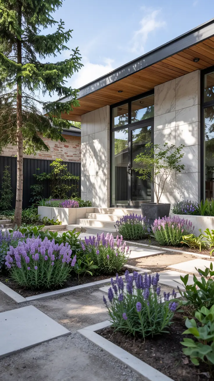 Lavender Garden Ideas 2026: Front Yards & Flower Bed Inspiration