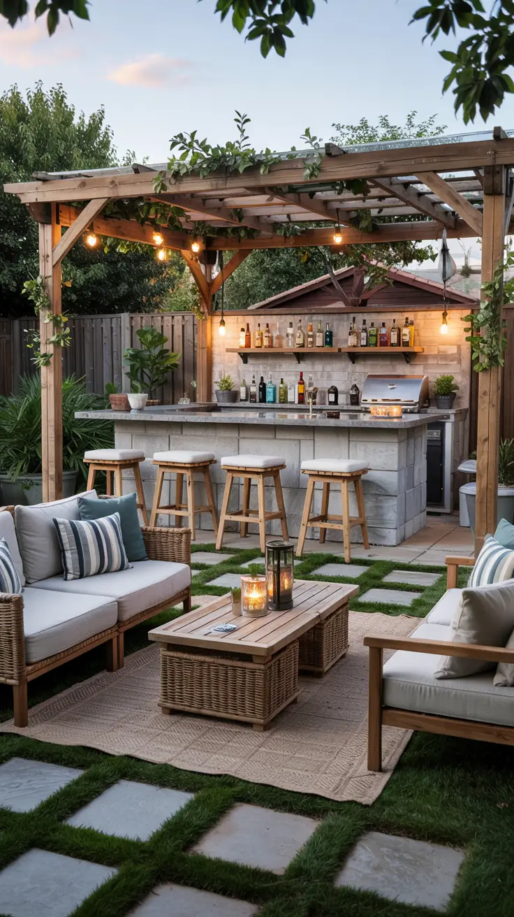 Outdoor Bar Ideas 2026 - Stylish Backyard, Patio and DIY Inspirations