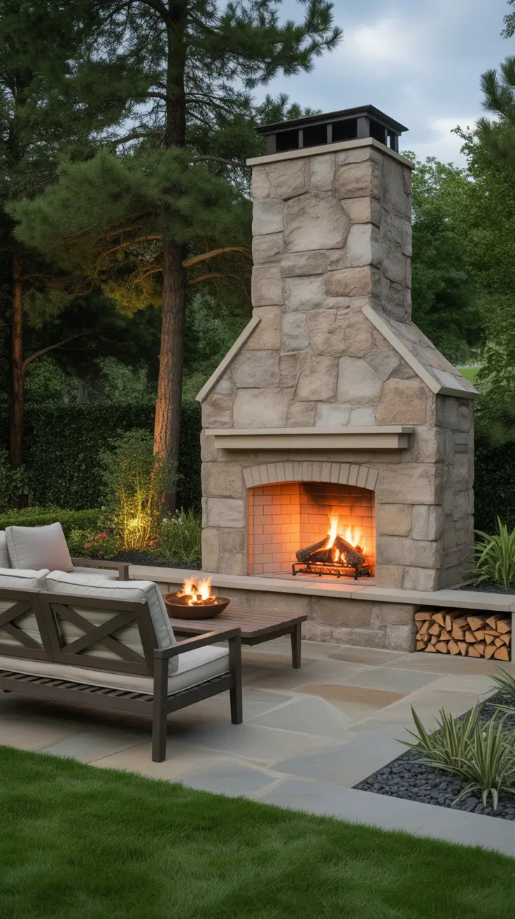 Outdoor Fireplace Ideas 2026: Cozy, Modern & Rustic Backyard Designs