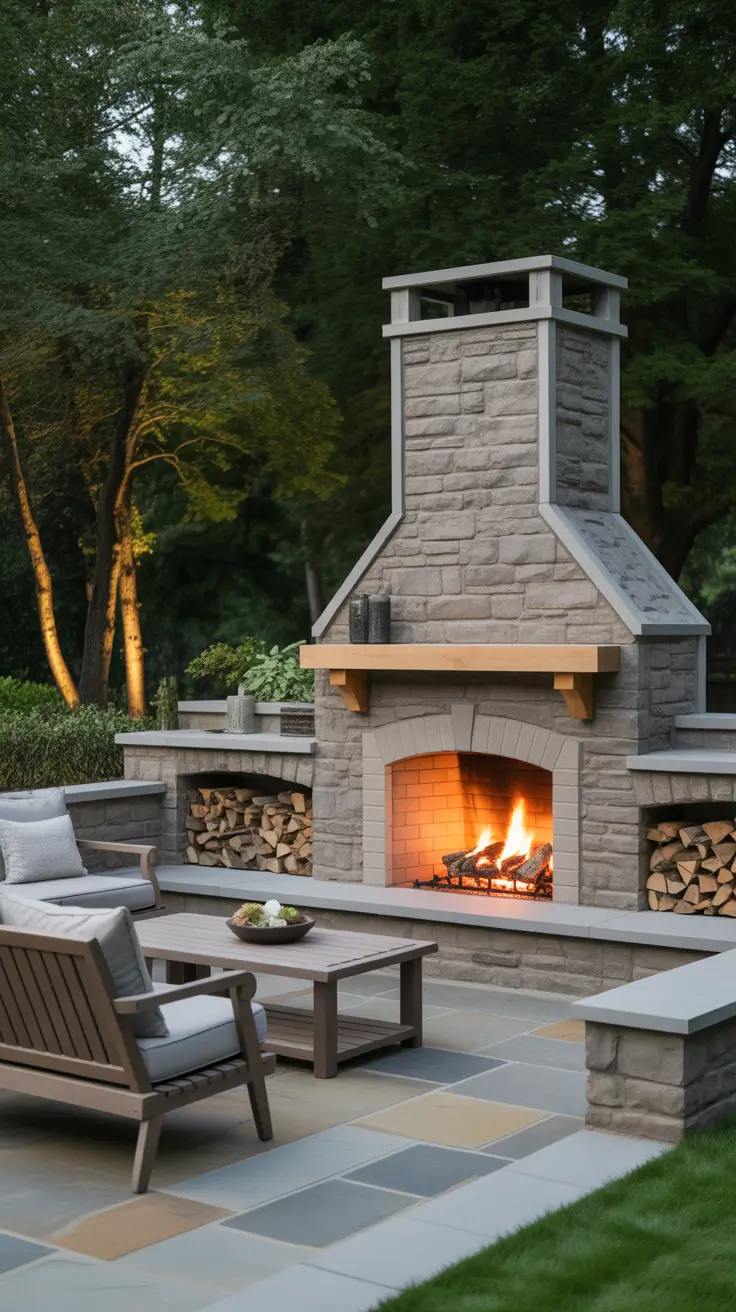 Outdoor Fireplace Ideas 2026: Cozy, Modern & Rustic Backyard Designs