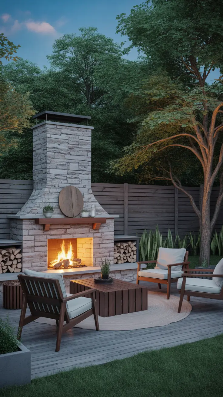 Outdoor Fireplace Ideas 2026: Cozy, Modern & Rustic Backyard Designs