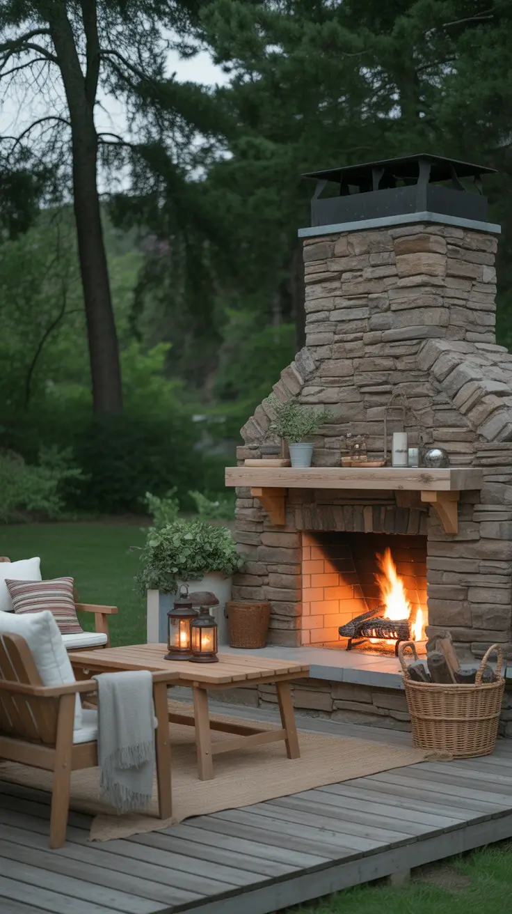 Outdoor Fireplace Ideas 2026: Cozy, Modern & Rustic Backyard Designs