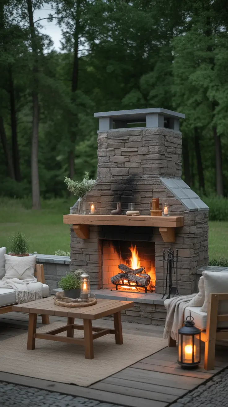 Outdoor Fireplace Ideas 2026: Cozy, Modern & Rustic Backyard Designs