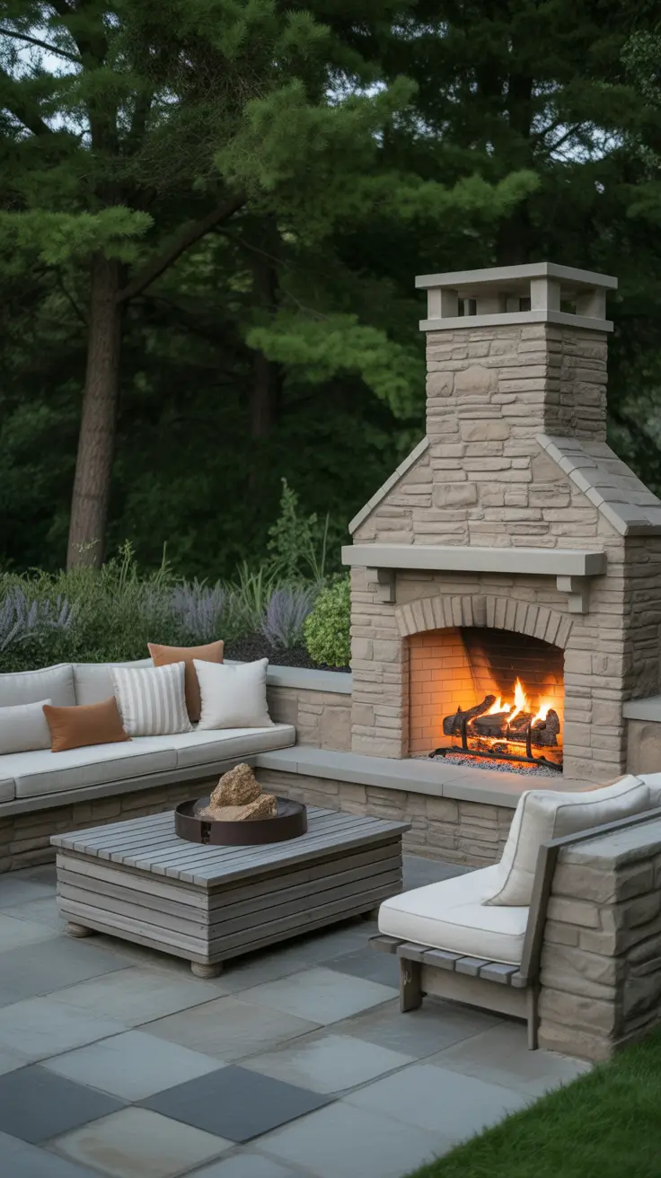 Outdoor Fireplace Ideas 2026: Cozy, Modern & Rustic Backyard Designs