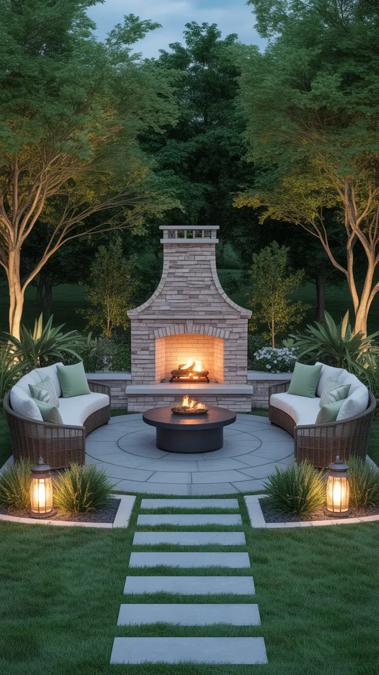 Outdoor Fireplace Ideas 2026: Cozy, Modern & Rustic Backyard Designs