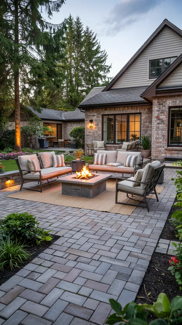 Paver Patio Patterns 2026: Stylish Layout Ideas with Brick, Stone & Herringbone Designs