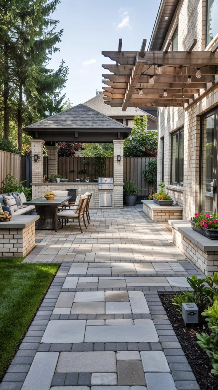 Paver Patio Patterns 2026: Stylish Layout Ideas with Brick, Stone & Herringbone Designs