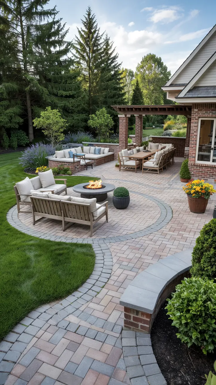 Paver Patio Patterns 2026: Stylish Layout Ideas with Brick, Stone & Herringbone Designs